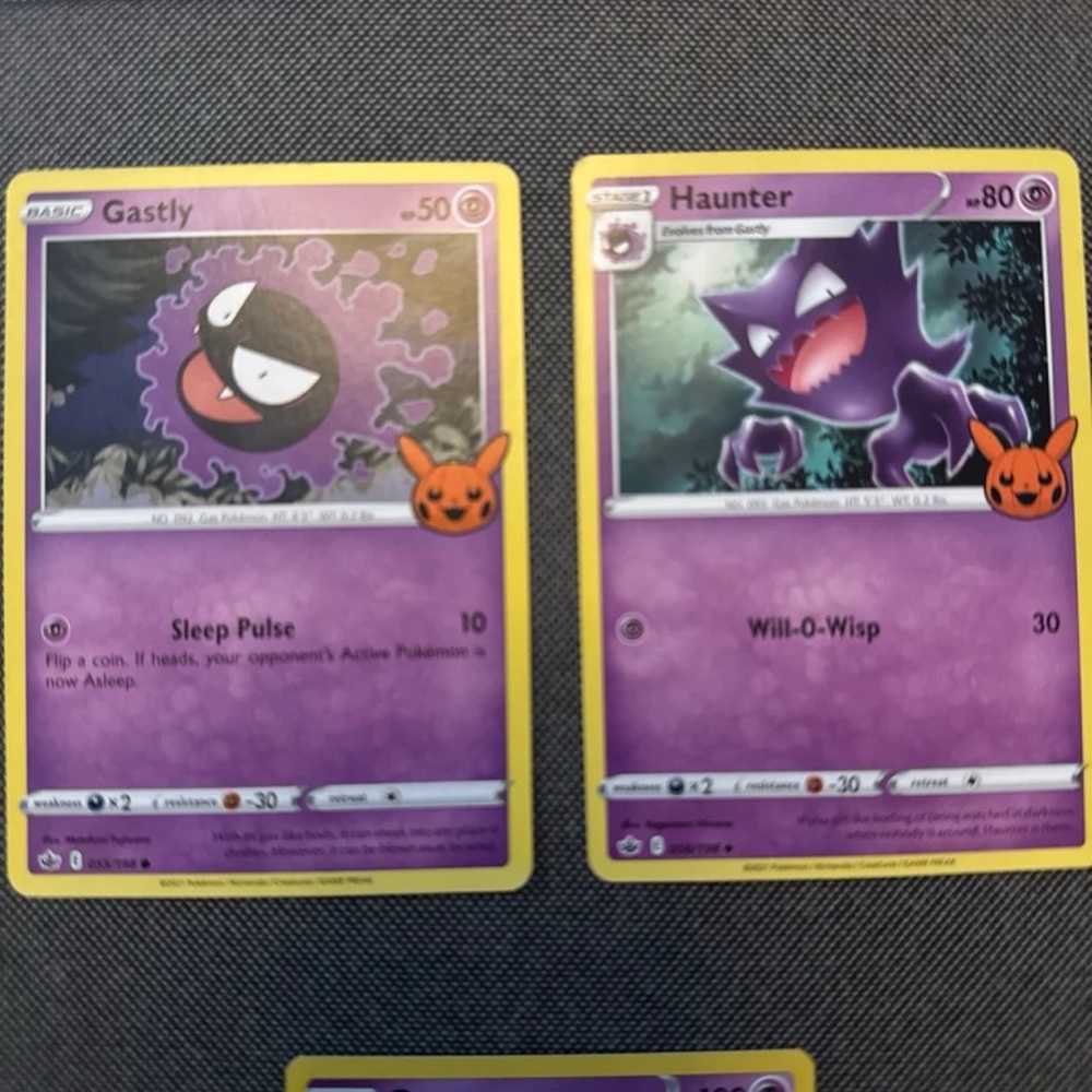 Pokemon Trading Cards - Purple and Yellow - Picture 2 of 3